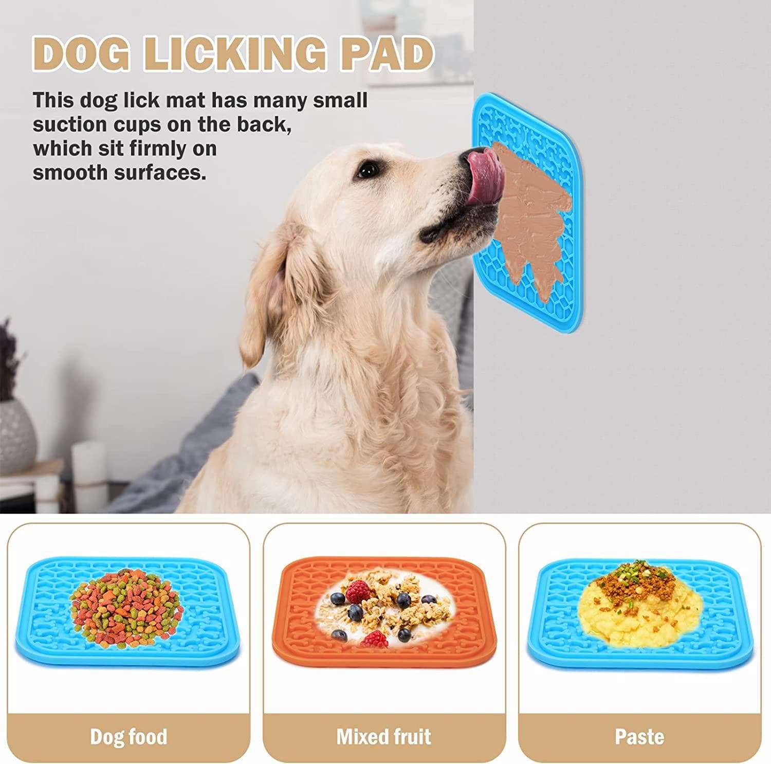 Lick Mat with Suction Cups