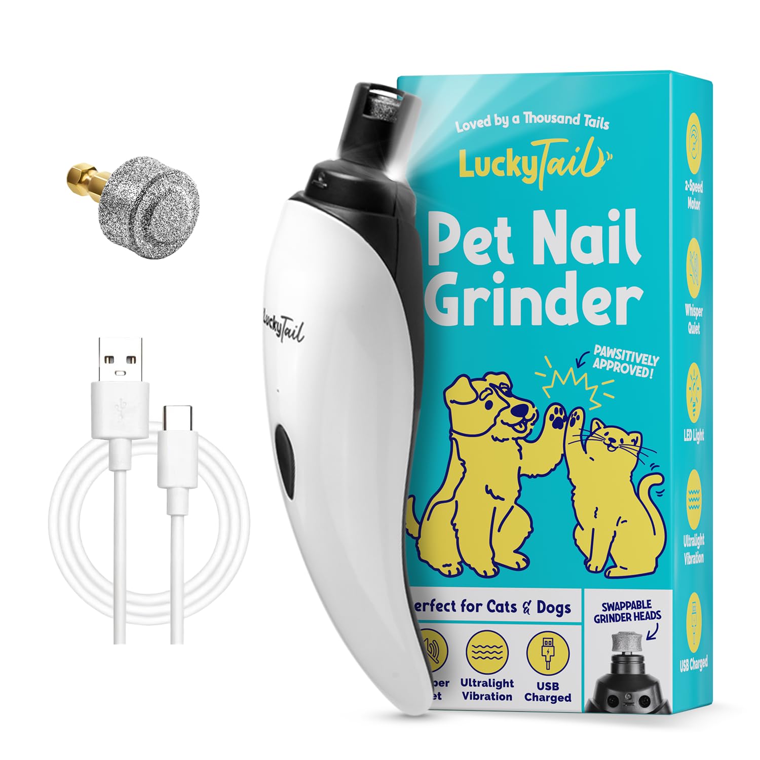 Electric Pet Nail Grinder thumbnail 4