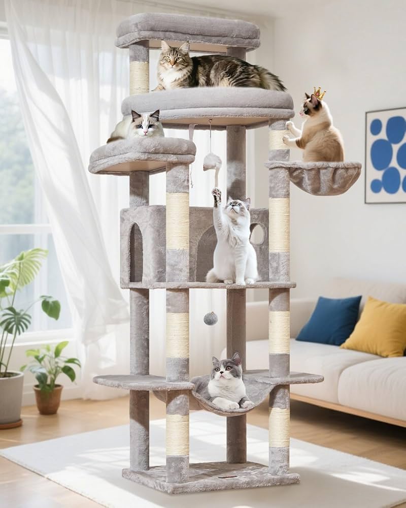 Multi-Level Cat Tree Tower thumbnail 2