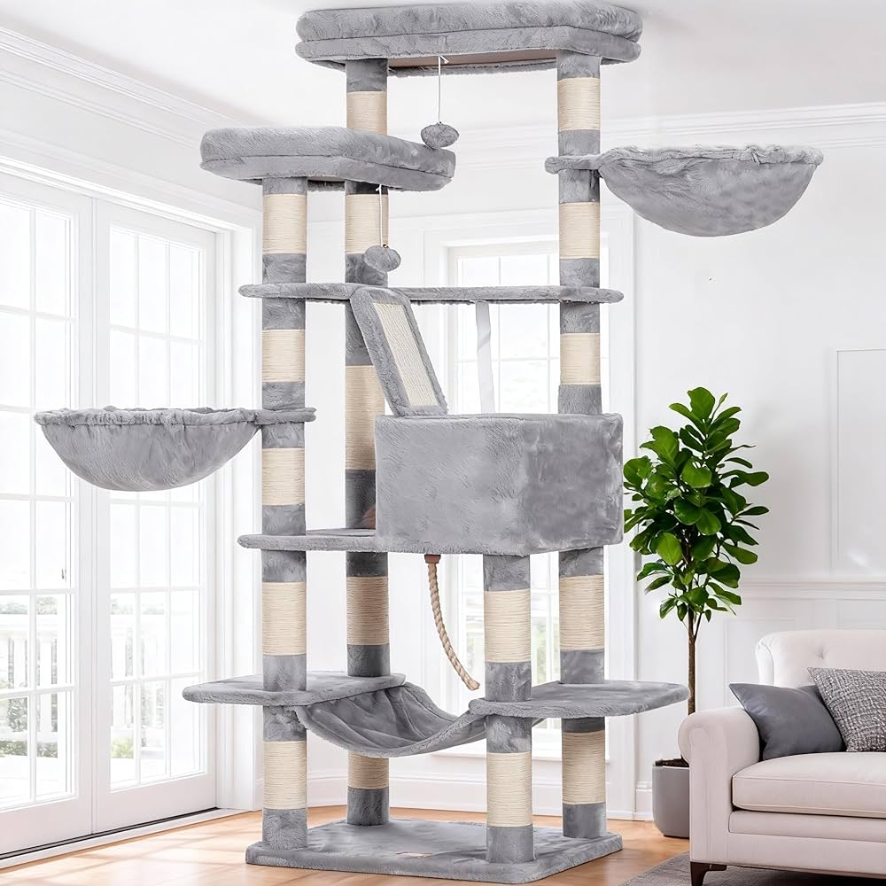 Multi-Level Cat Tree Tower thumbnail 6