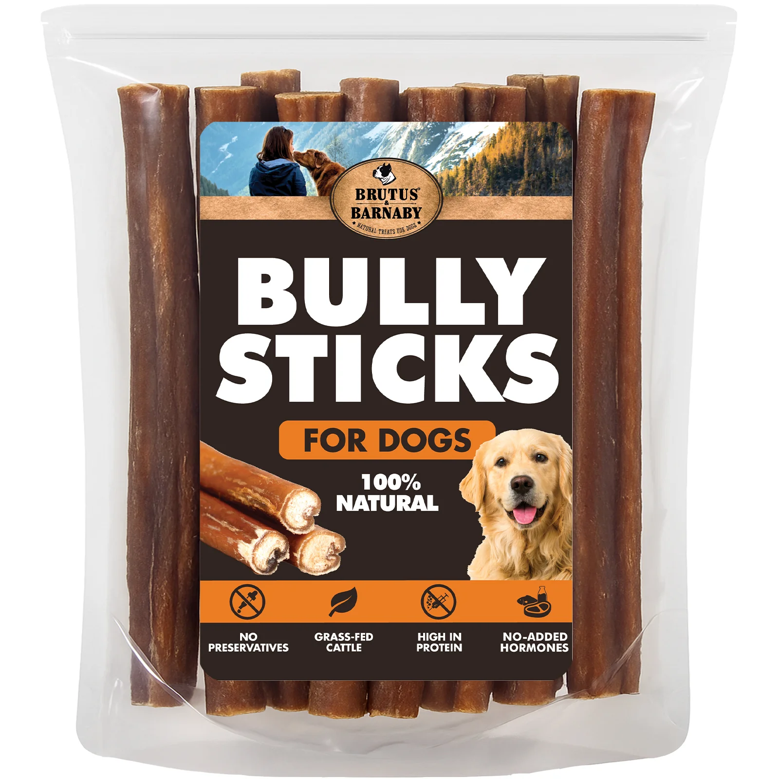 Natural Bully Sticks – 6 Inch thumbnail 3