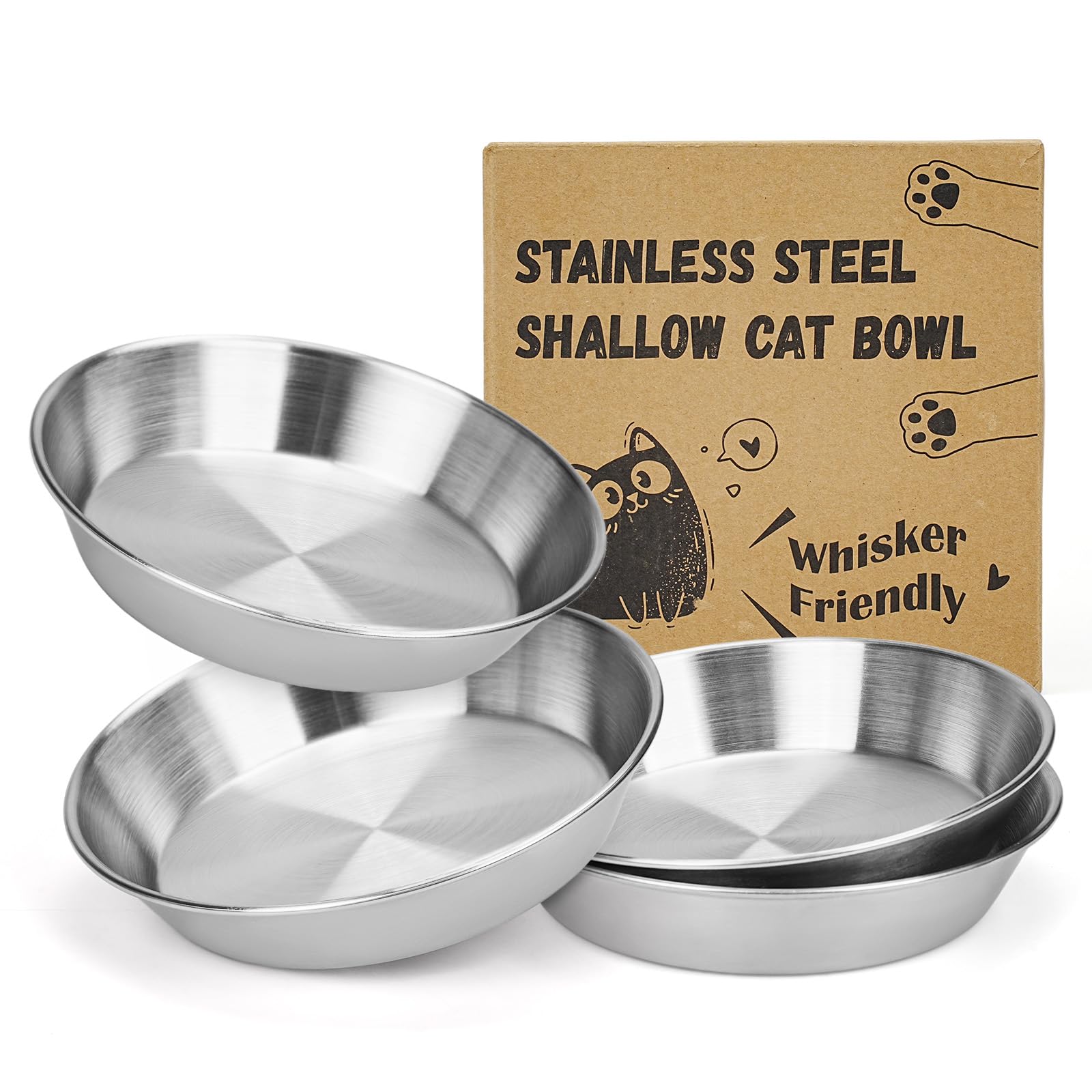 Stainless Steel Cat Bowl Set thumbnail 4