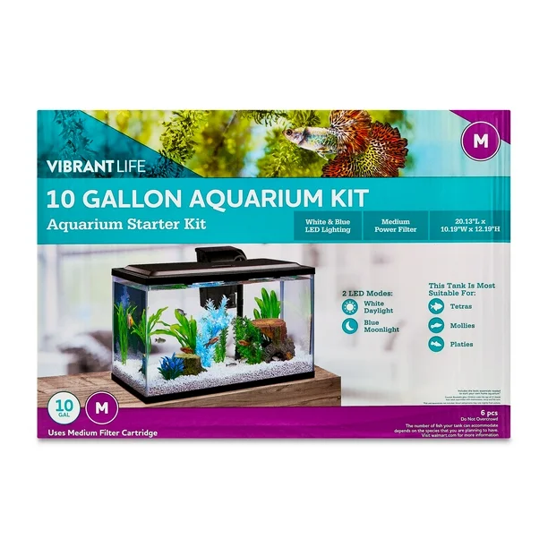 10-Gallon Starter Aquarium Kit thumbnail 7