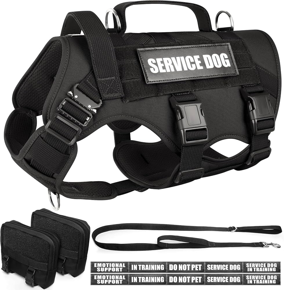 Tactical Dog Harness with MOLLE thumbnail 2